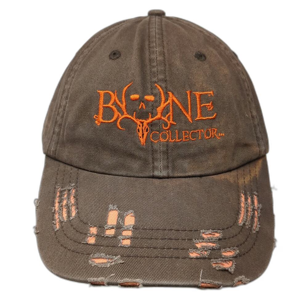 Bone Collector Baseball Cap Brown One Size Michael Waddell Antler Logo Hat